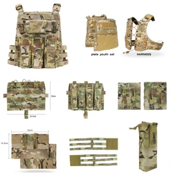 Sun Snow Precision AVS MBAV Bolsas de placa tácticas MOLLE montaje