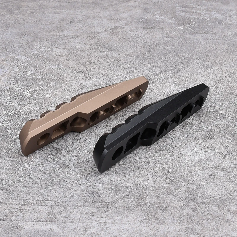 Soporte MLOK aluminio CNC para linterna táctica airsoft y caza - imagen 2