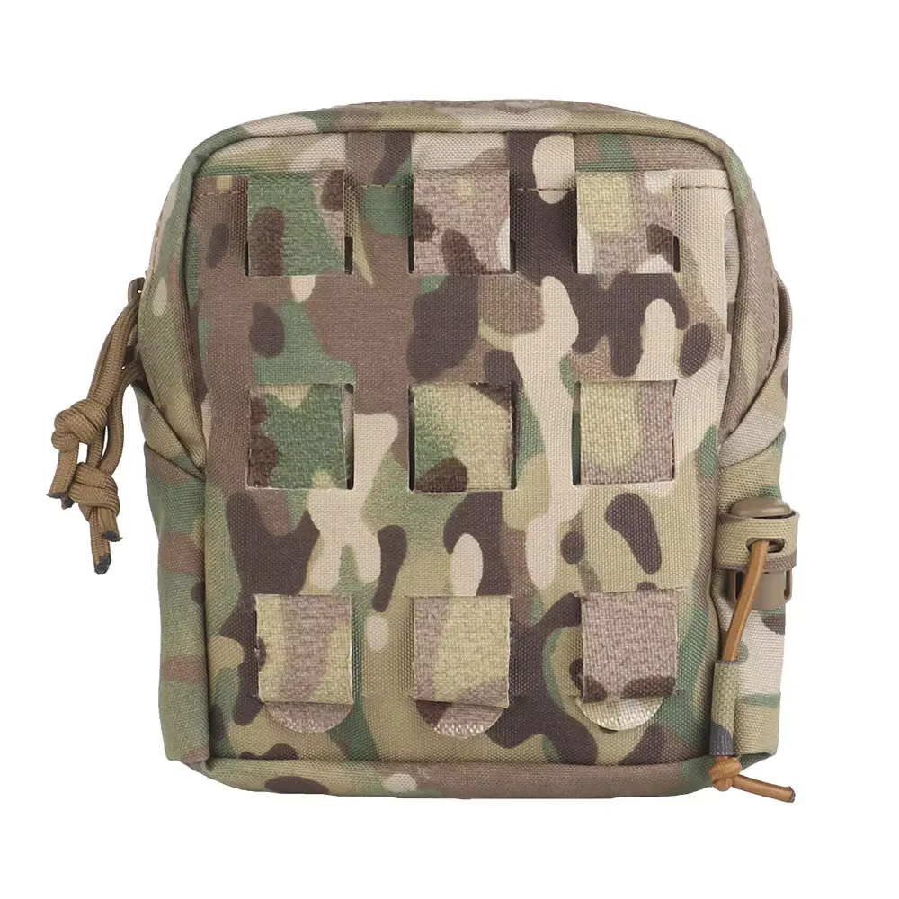 Bolsa táctica MOLLE multifuncional – Cremallera y cordón retráctil - imagen 3
