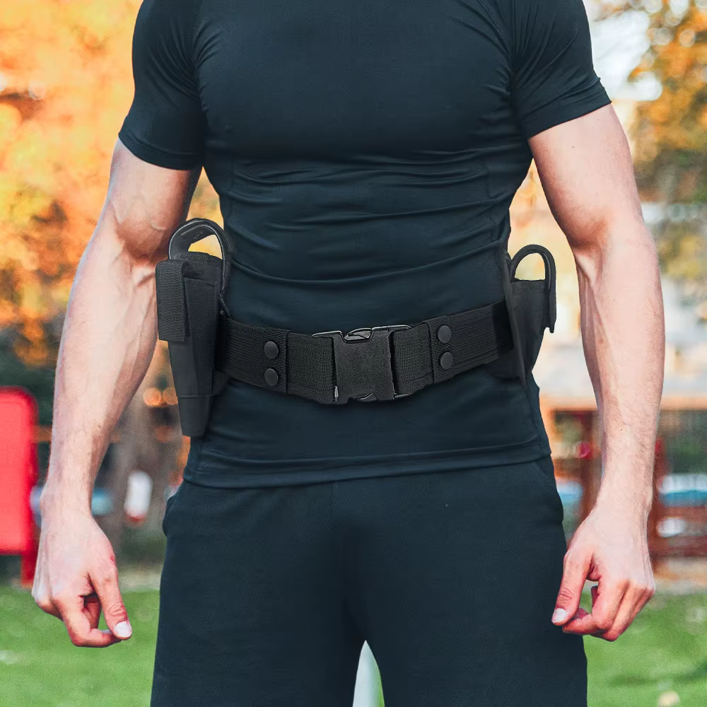 Cinturón táctico MOLLE con funda de pistola - imagen 5
