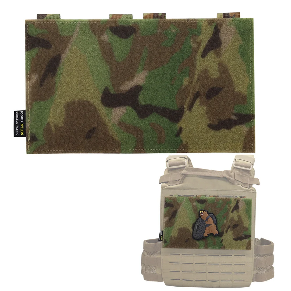 Chaleco táctico MOLLE adaptable nailon con bolsa EDC