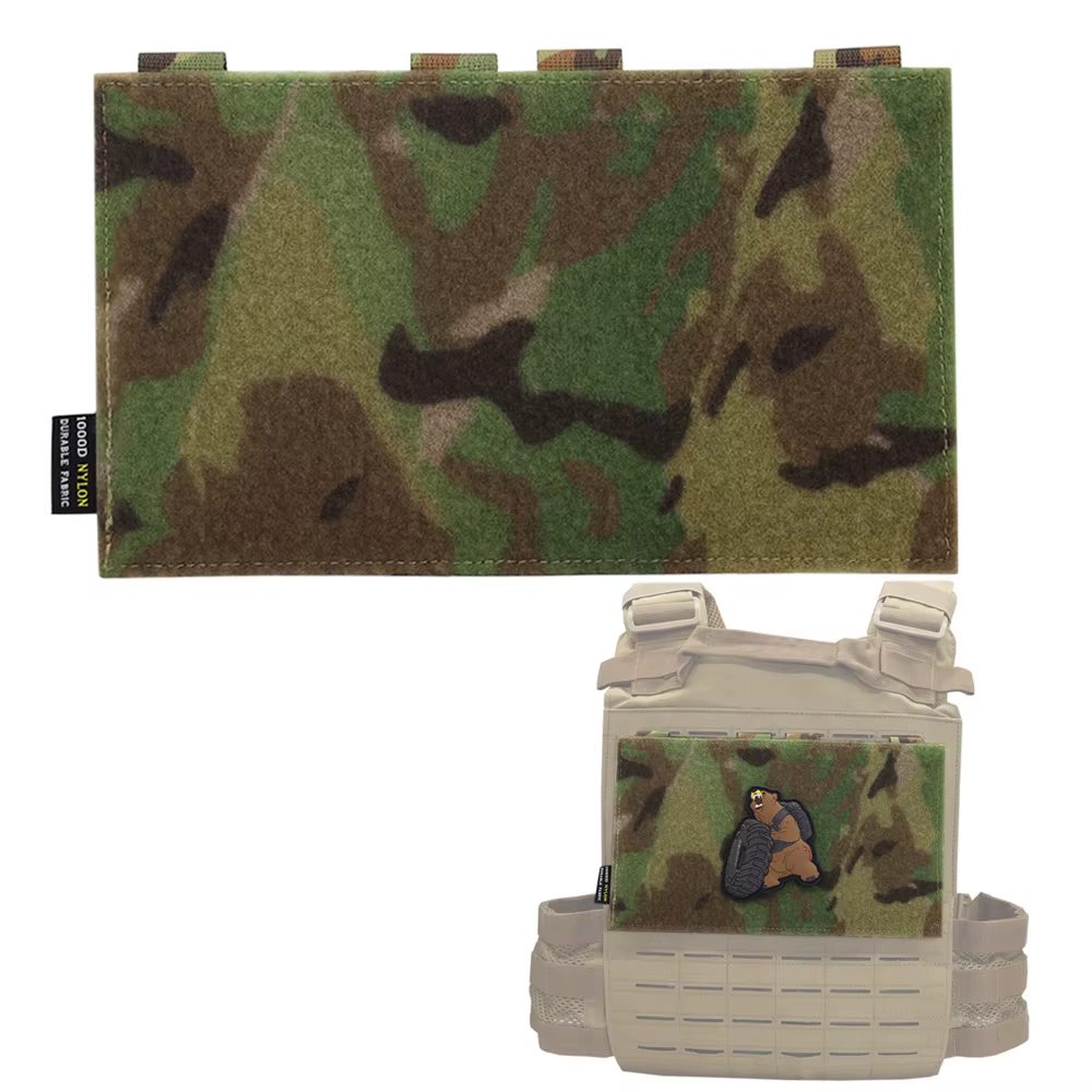 Chaleco táctico MOLLE adaptable nailon con bolsa EDC