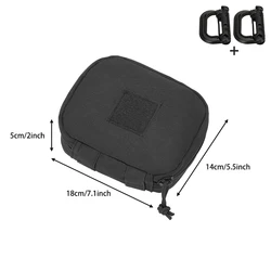 Bolsa táctica MOLLE para accesorios de pecho, colgante multifunción