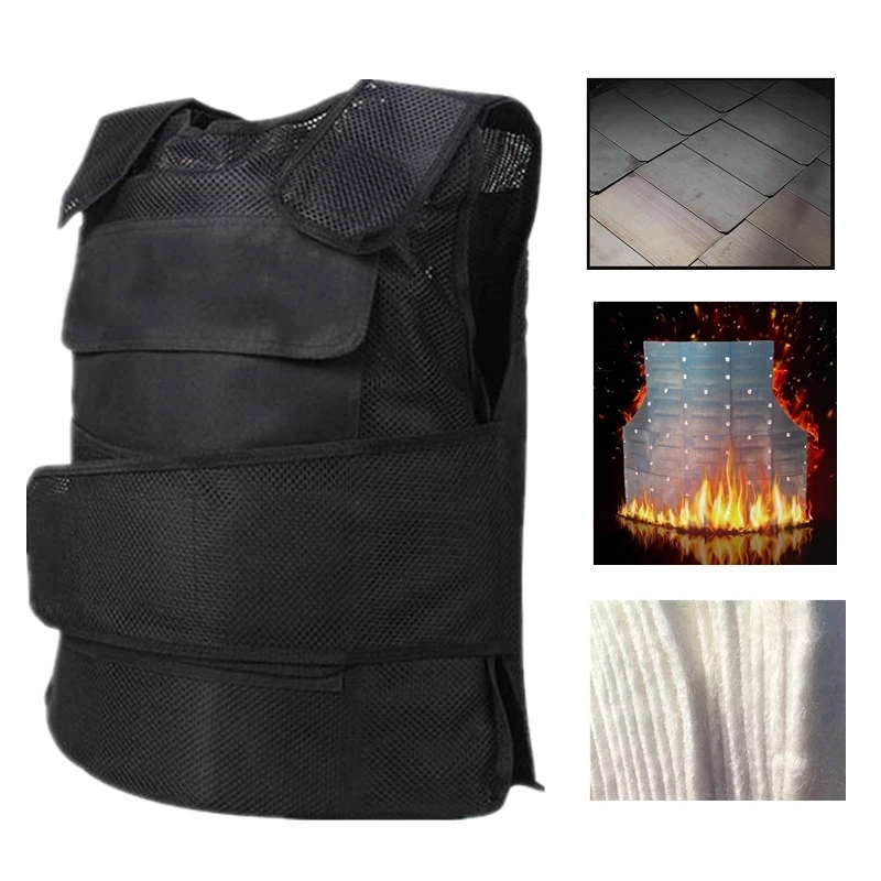 Chaleco antibalas táctico de manganeso con protección corporal - imagen 3