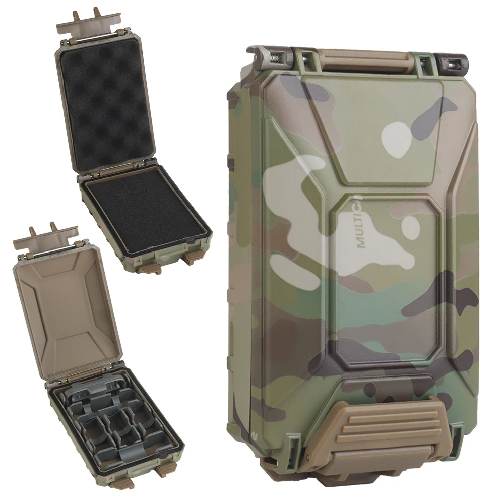 Funda táctica MOLLE modular impermeable para baterías airsoft militar