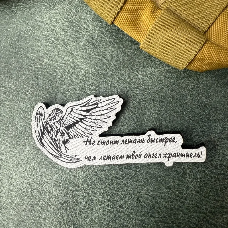 Parche táctico ala de ángel con gancho y bucle para mochila - imagen 2