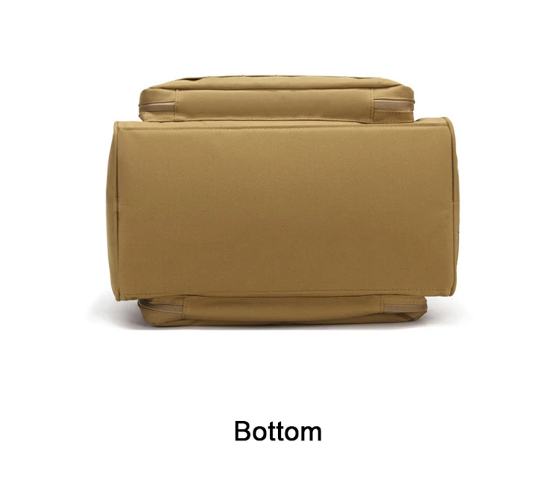 Bolsa táctica abierta mostrando organización