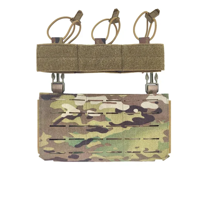 Bolsa porta-cargadores táctica MOLLE Multicam Airsoft corte láser - imagen 2