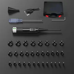 Mira láser táctica recargable con juego adaptadores Picatinny
