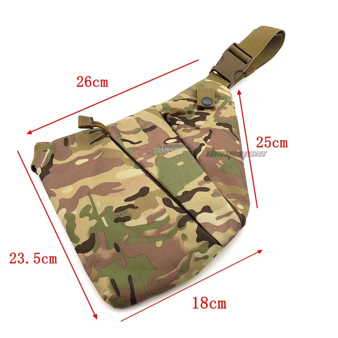 Funda de hombro táctica oculta para pistola con ajuste MOLLE - imagen 3