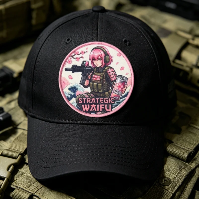 Parches tácticos anime chicas para chalecos y mochilas, adhesivos - imagen 3