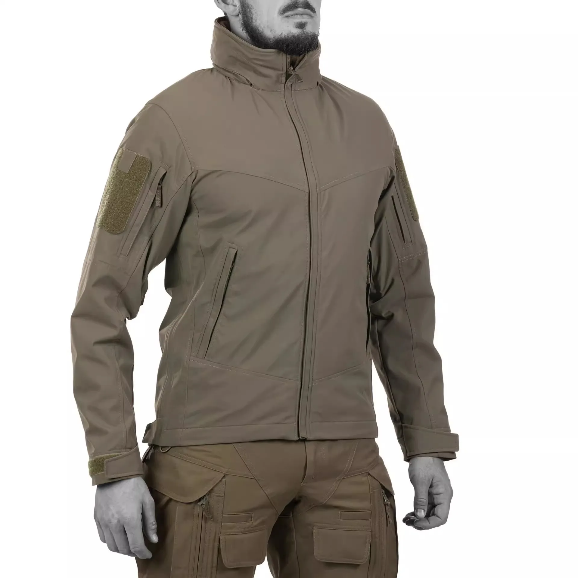 Chaqueta táctica concha suave impermeable y transpirable para otoño