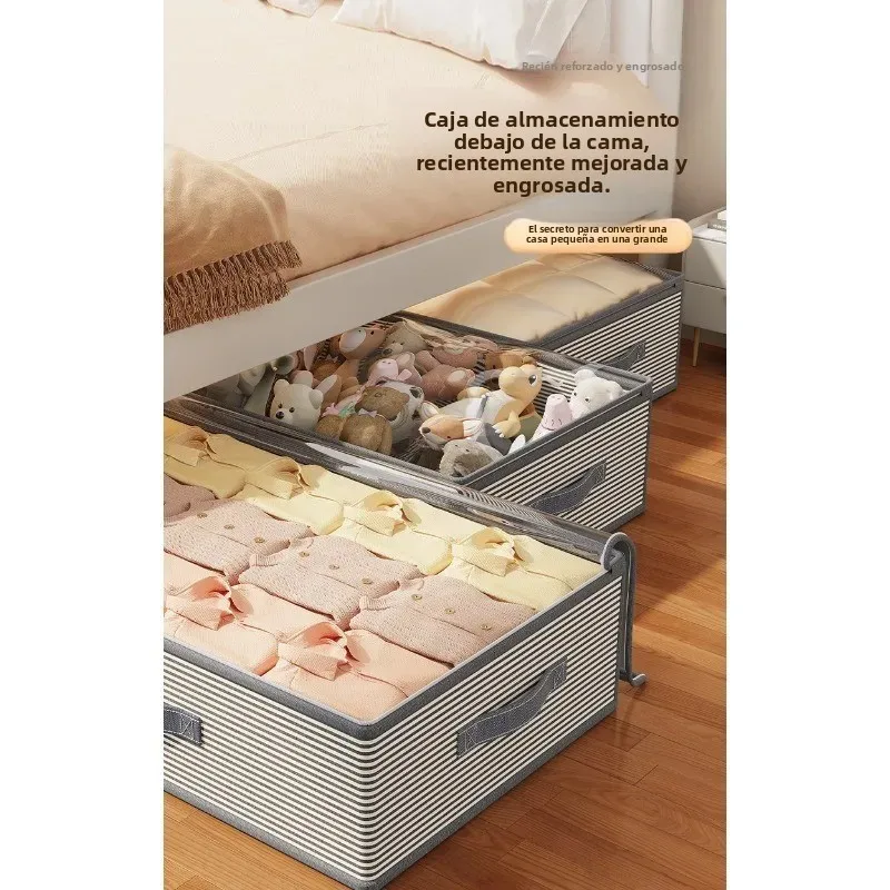 Bolsa antipolvo plegable para almacenamiento bajo cama, capacidad - imagen 2