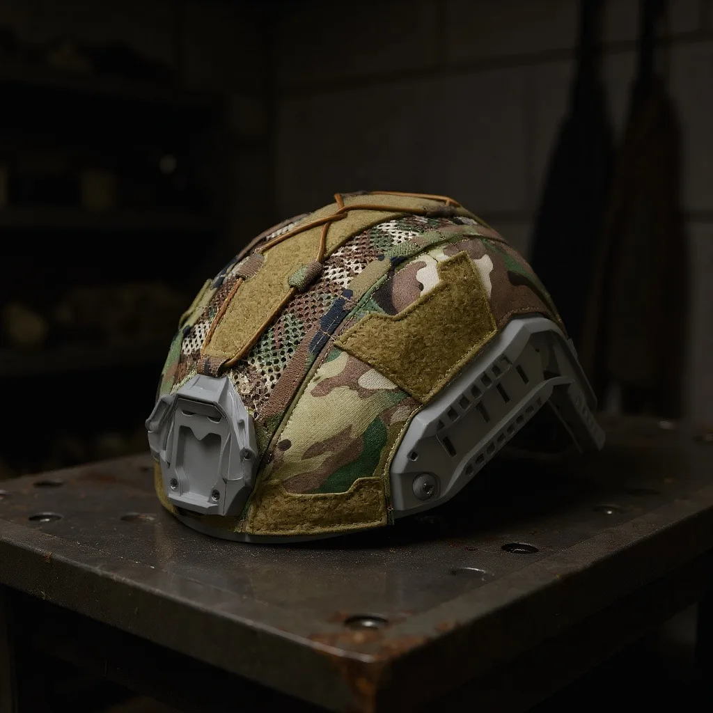 Funda táctica casco FAST SF airsoft transpirable gancho y bucle