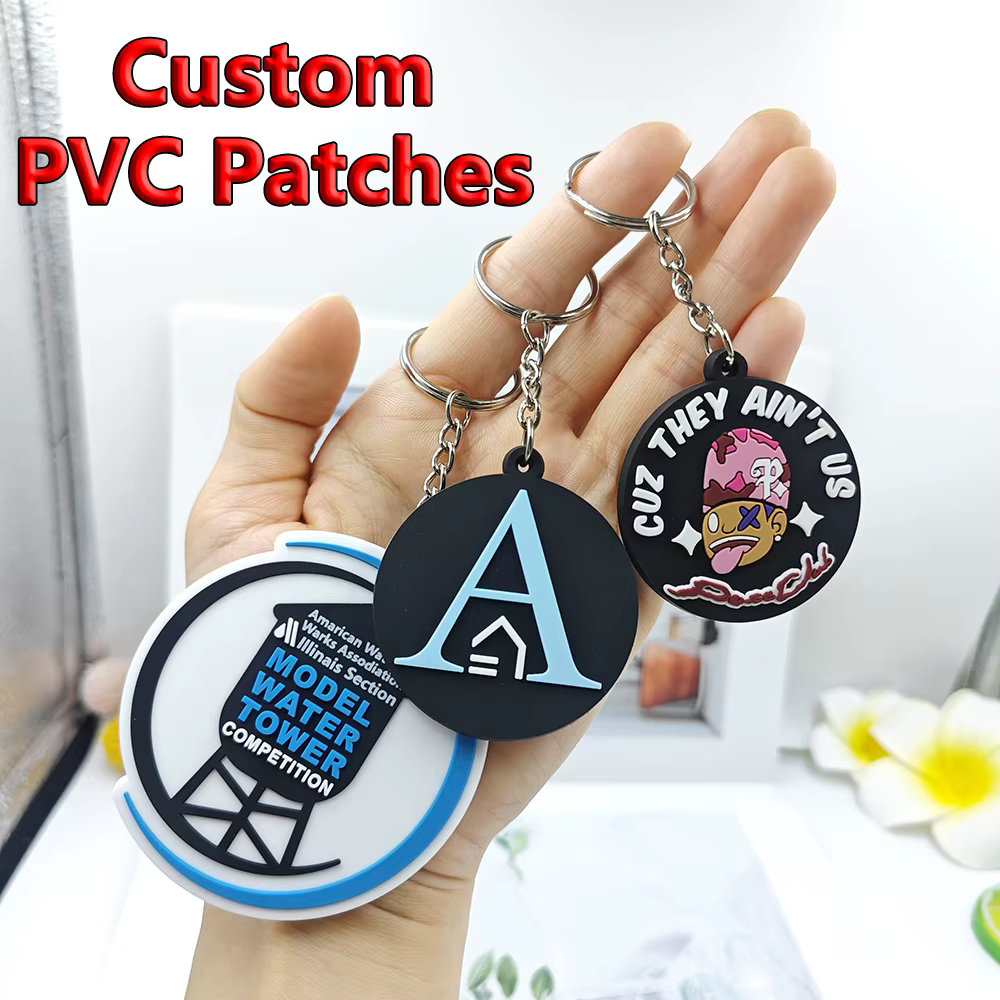 Parche táctico PVC personalizado en relieve 3D de silicona – para ropa y gorra