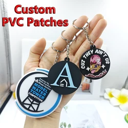 Parche táctico PVC personalizado en relieve 3D de silicona – para ropa y gorra