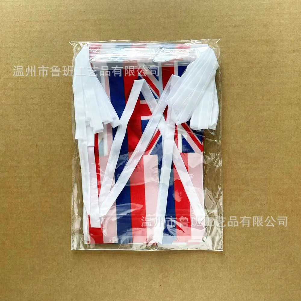 Banderines hawaianos organizados para decoracion de interiores