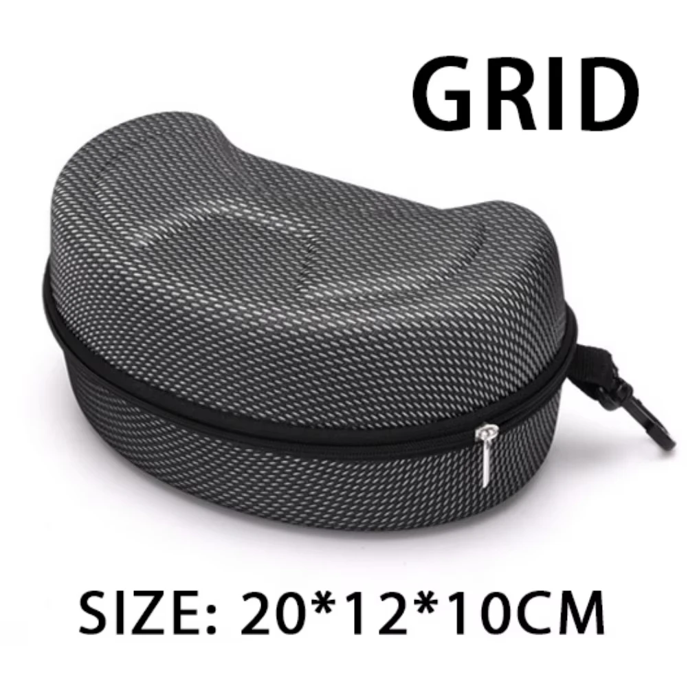 Estuche rígido EVA para gafas de esquí y snowboard con cremallera