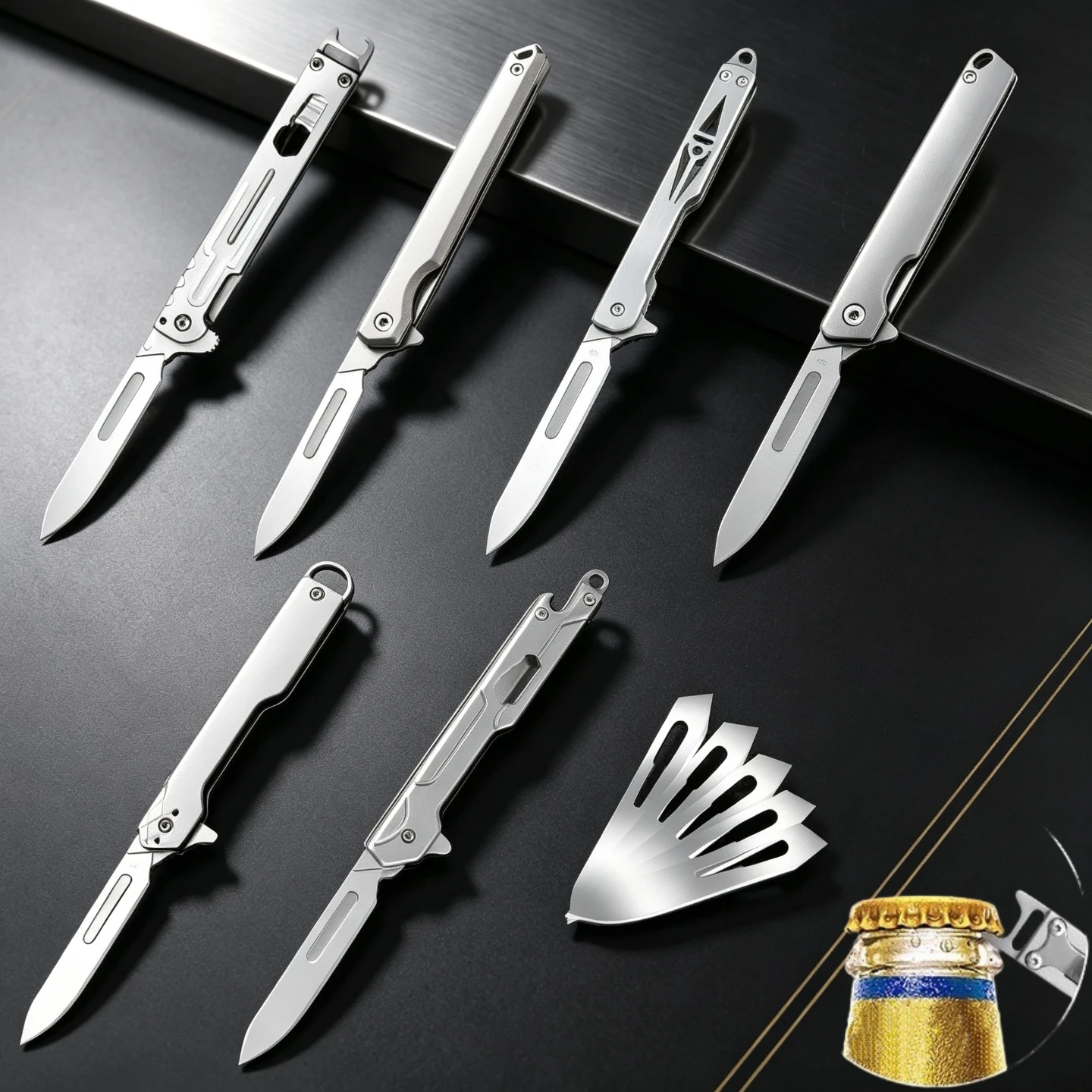 Herramienta EDC acero inoxidable multifunción rompeventanas y cuchillo de supervivencia - imagen 2