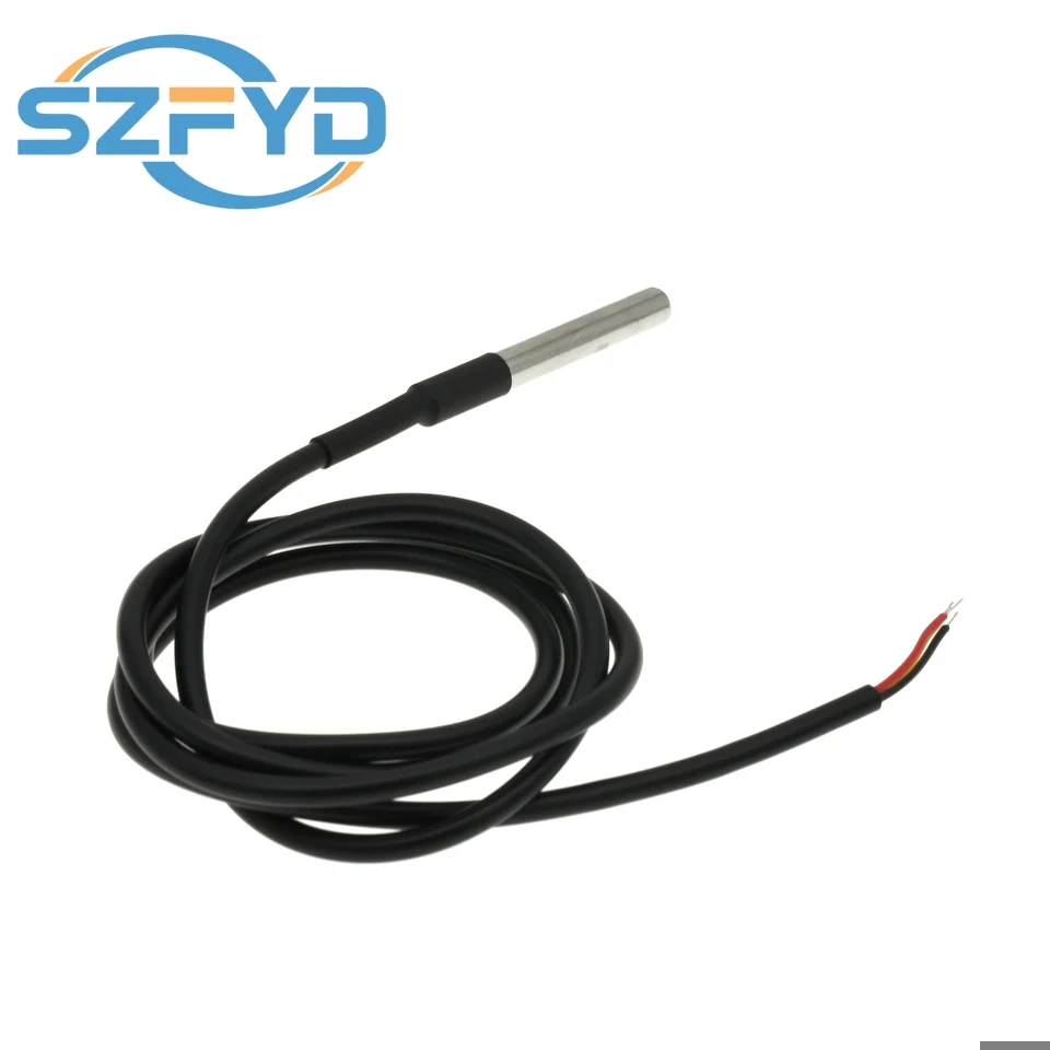 Sonda de temperatura DS18B20 impermeable rosca acero inoxidable - imagen 5