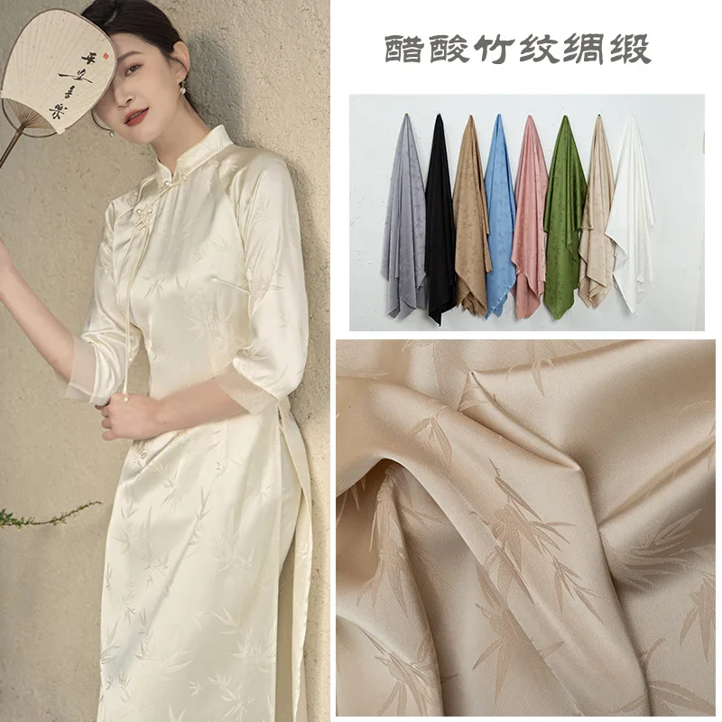 Falda sedosa tipo cheongsam elegante para mujer - imagen 2