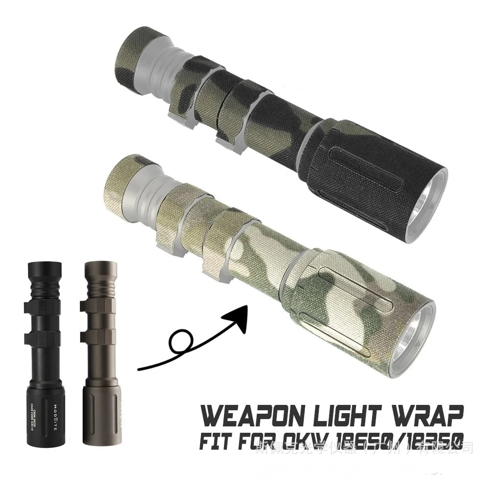Pegatinas de camuflaje tácticas para linternas y ópticas - imagen 5