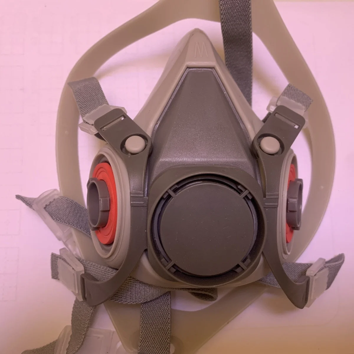 Máscara de gas táctica filtrante carbón activo con goggles - imagen 4