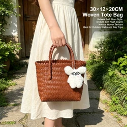 Bolso de paja retro gran capacidad para playa y paseo