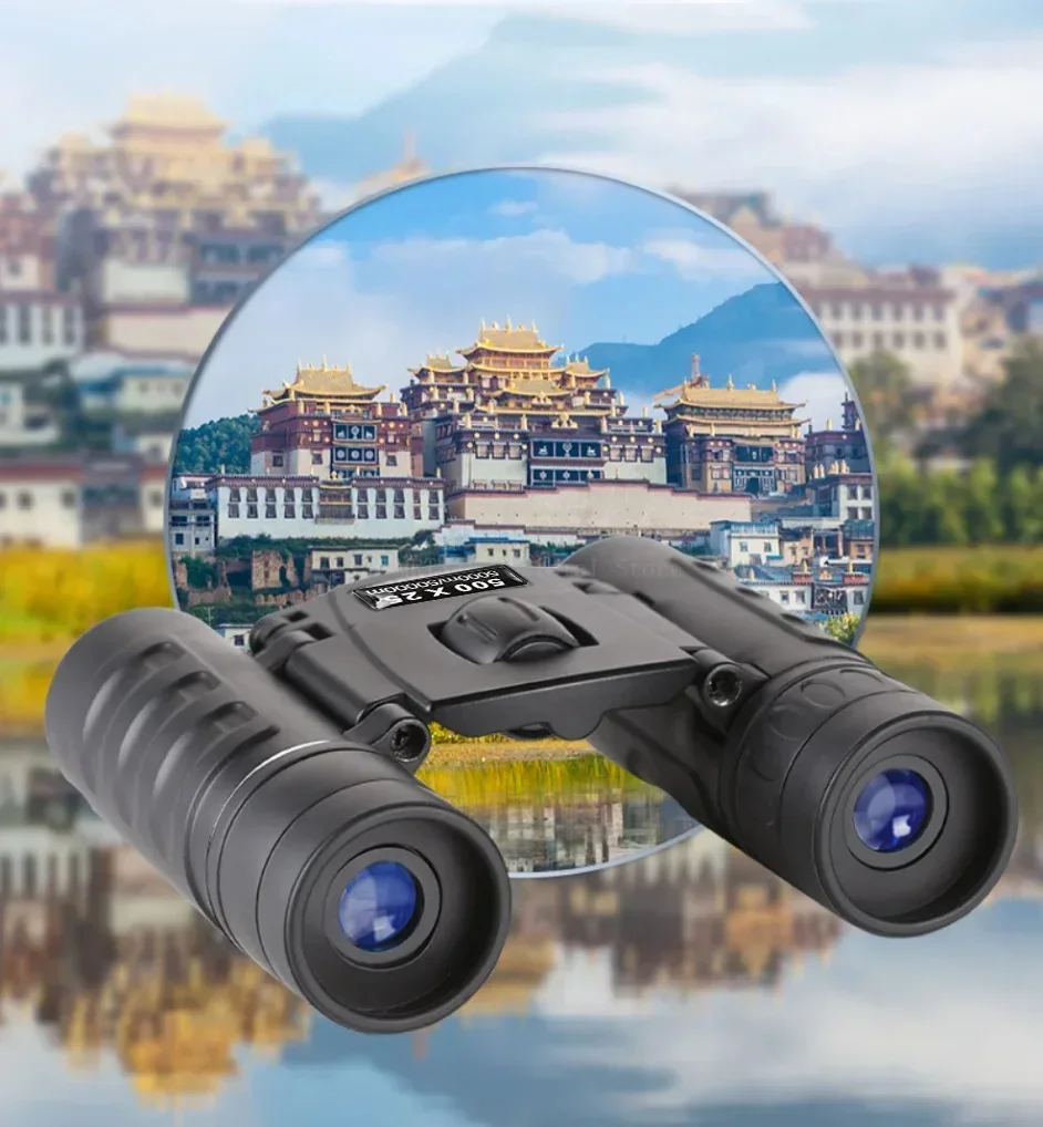 Monocular plegable para camping, viajes y observación de aves