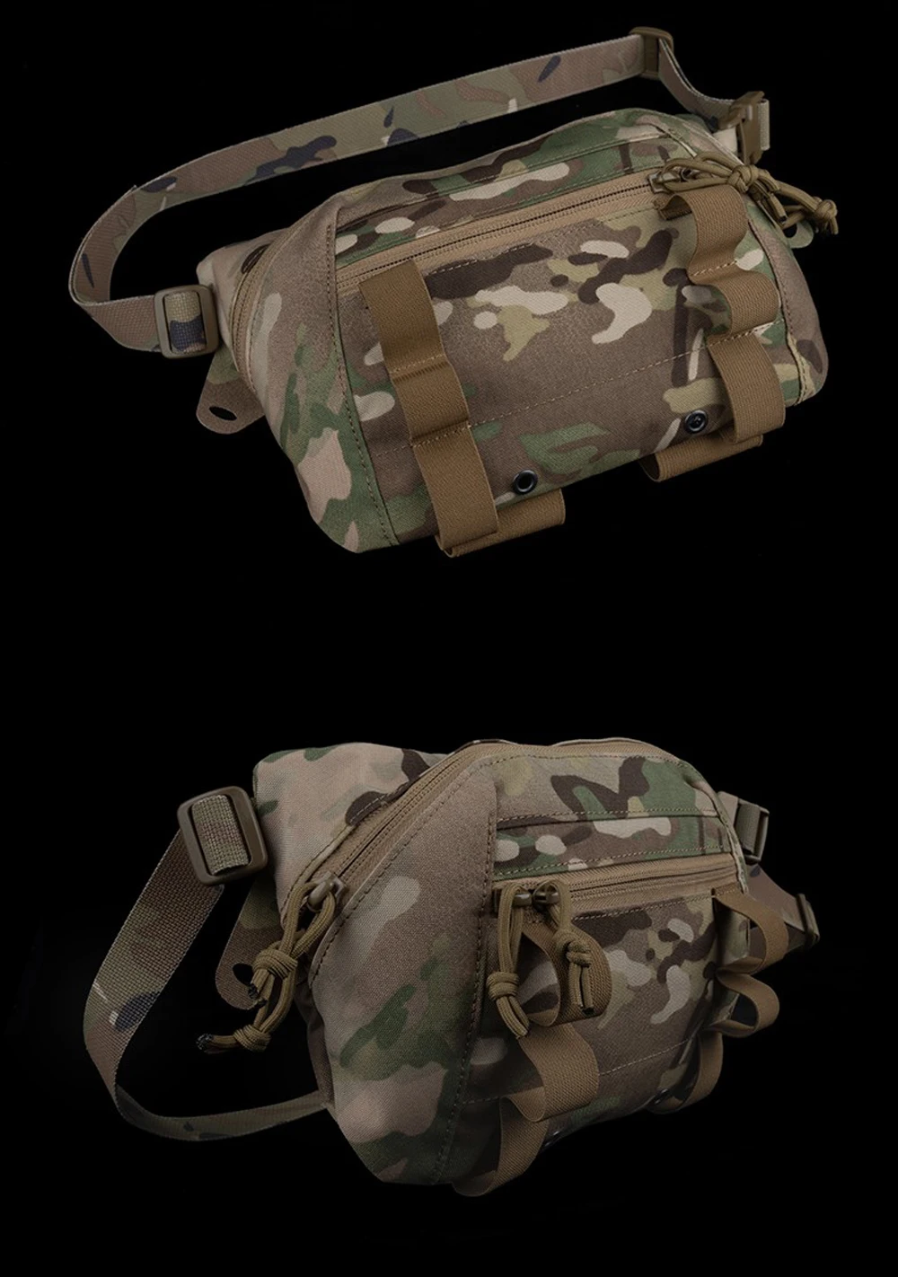 Bolsa abdominal integrada con sistema MOLLE