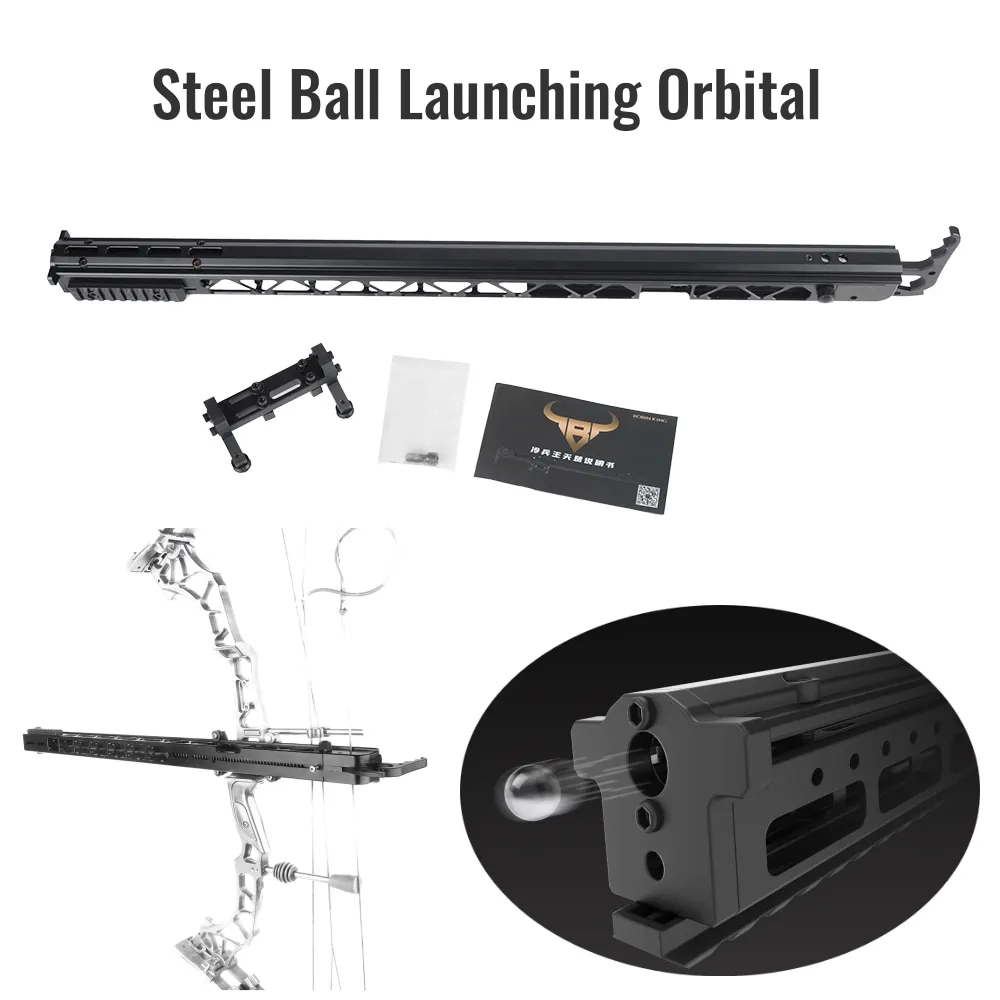 Lanzador de arco compuesto para bolas de acero, disparo orbital - imagen 4
