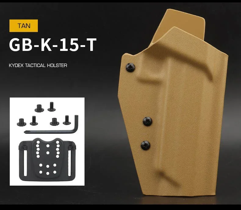 Funda táctica Kydex TTI 2011 Combat Master vista completa