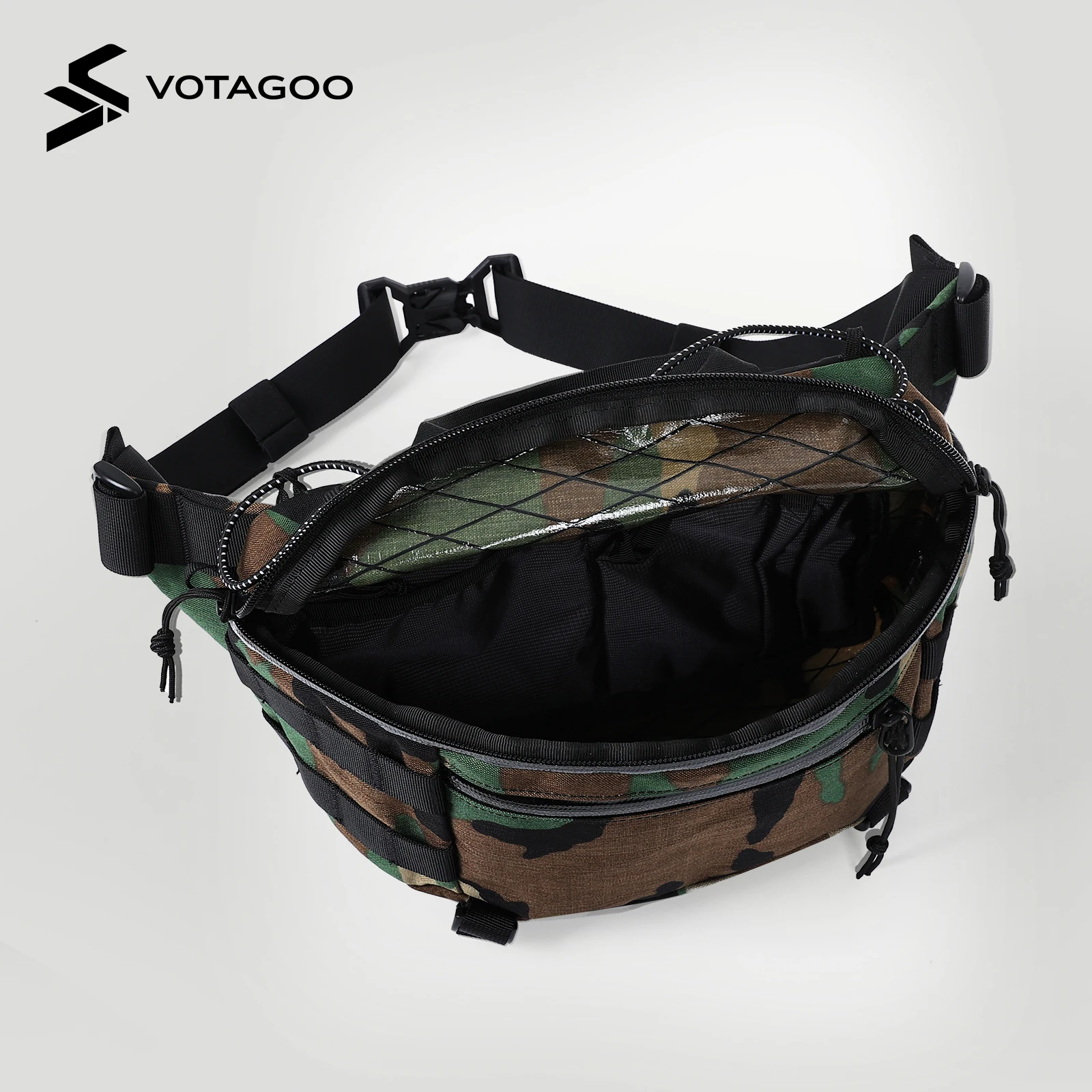 Riñonera táctica VOTAGOO X-Pac, bandolera para senderismo