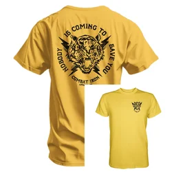 Combat Iron Camiseta táctica militar de algodón para hombre