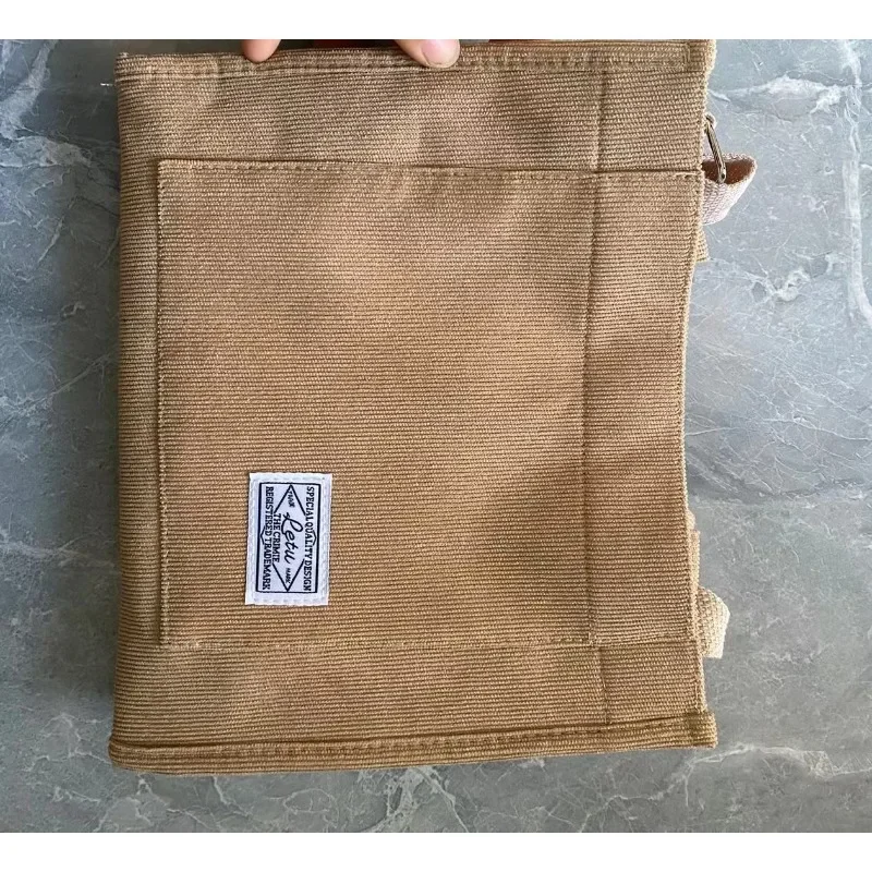 Bolso bandolera de pana cuadrado pequeño estilo coreano para mujer - imagen 5
