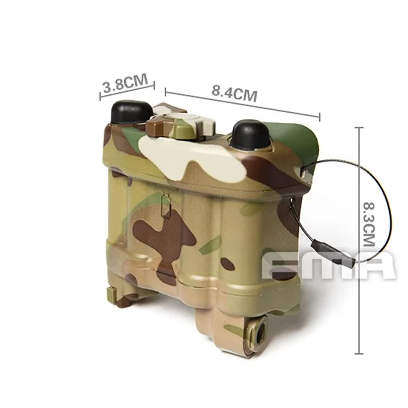 Caja de batería táctica vacía para AN/PVS-31