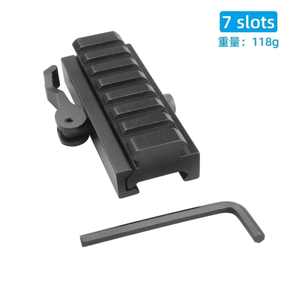 Soporte óptica táctica de aluminio desmontaje rápido Picatinny - imagen 2