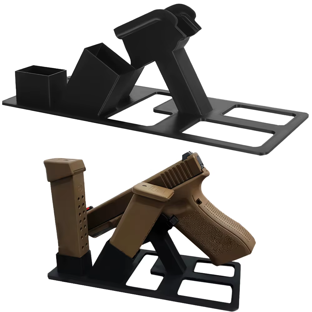 Soporte pared pistolas – Organizador táctico para armas de fuego - imagen 4