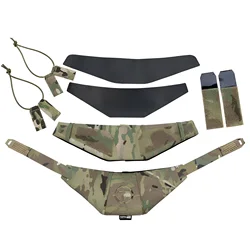 Protector cuello táctico de nailon para chaleco MOLLE universal