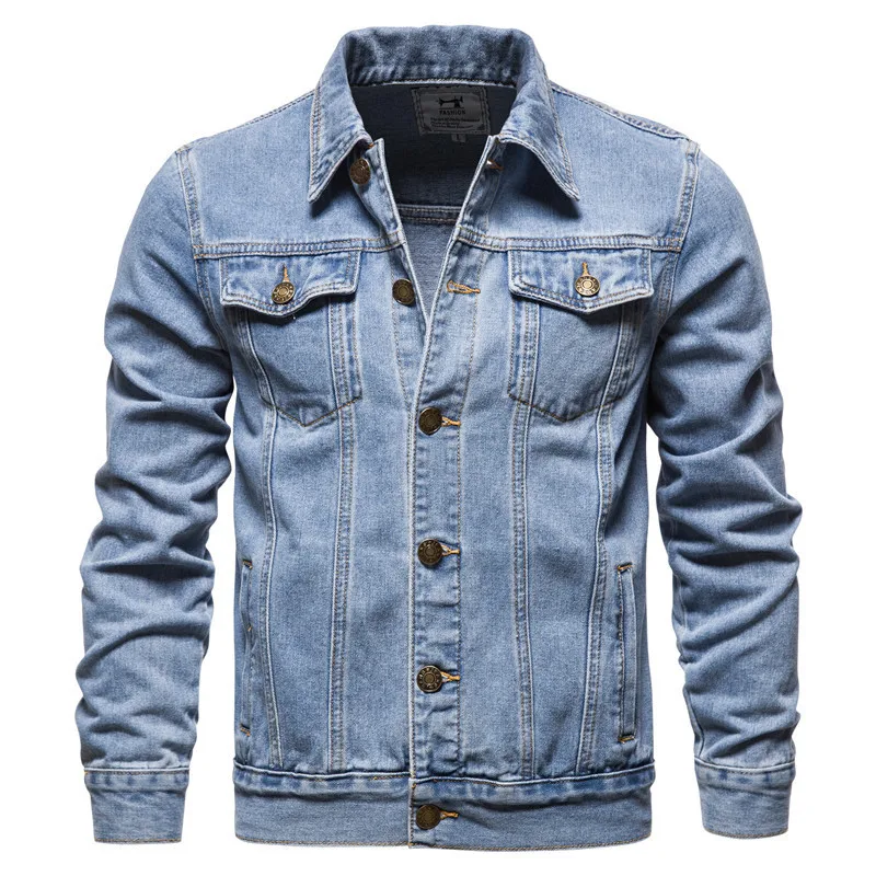 Chaqueta vaquera mezclilla homme – Ajuste slim moderno - imagen 3