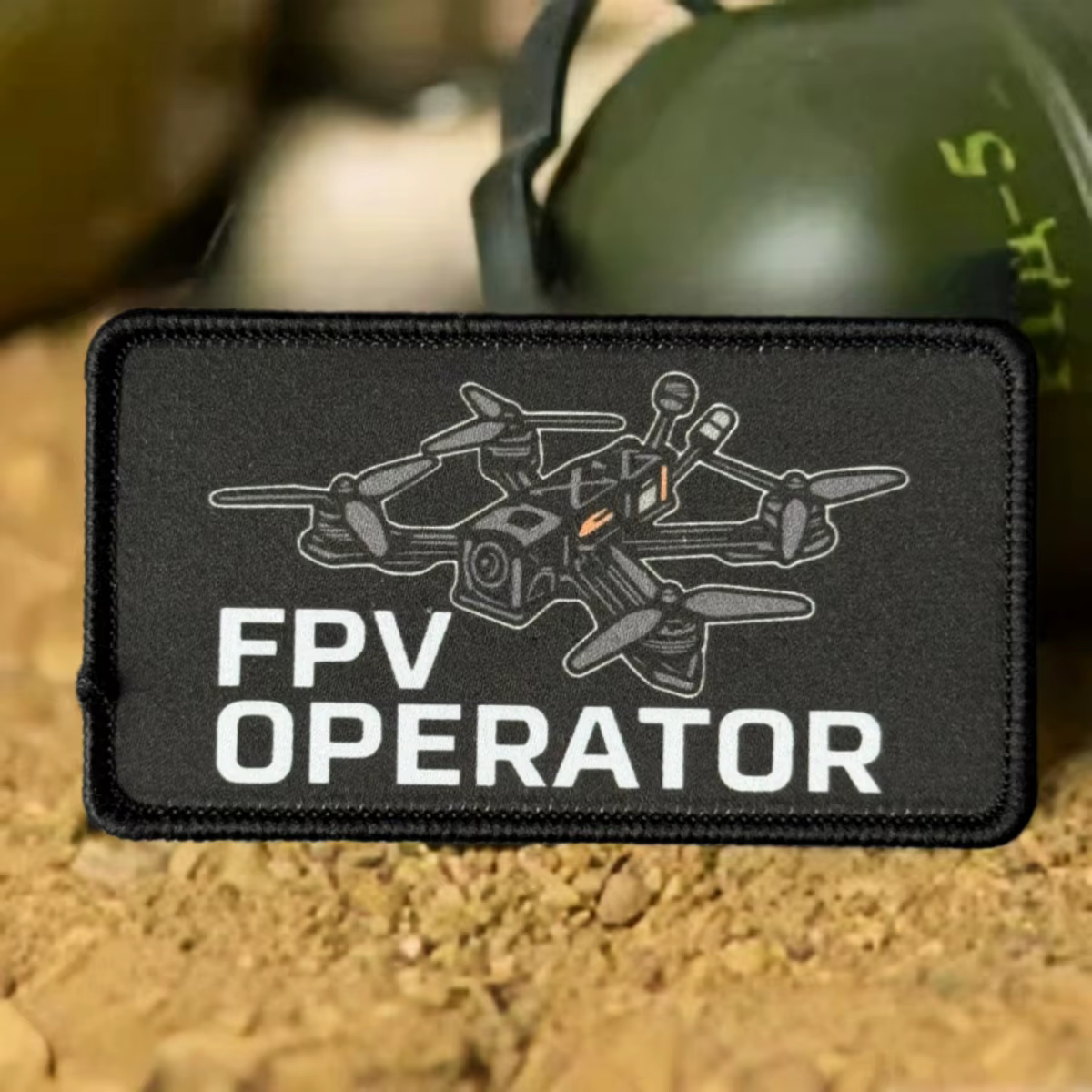 Parche táctico moral FPV con velcro para ropa y mochila militar - imagen 3