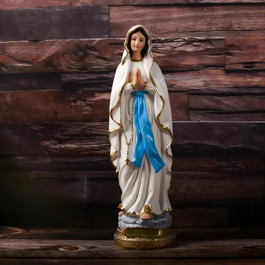 Estatua religiosa de resina de la Virgen María para decoración - imagen 4
