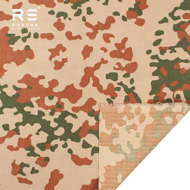 Tela Camuflaje M84 Denmark Desert Ripstop NYCO IRR Táctico - imagen 4