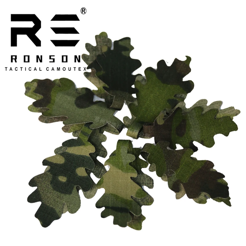 Tira de camuflaje para cubierta de casco ghillie ribeteada textil - imagen 4