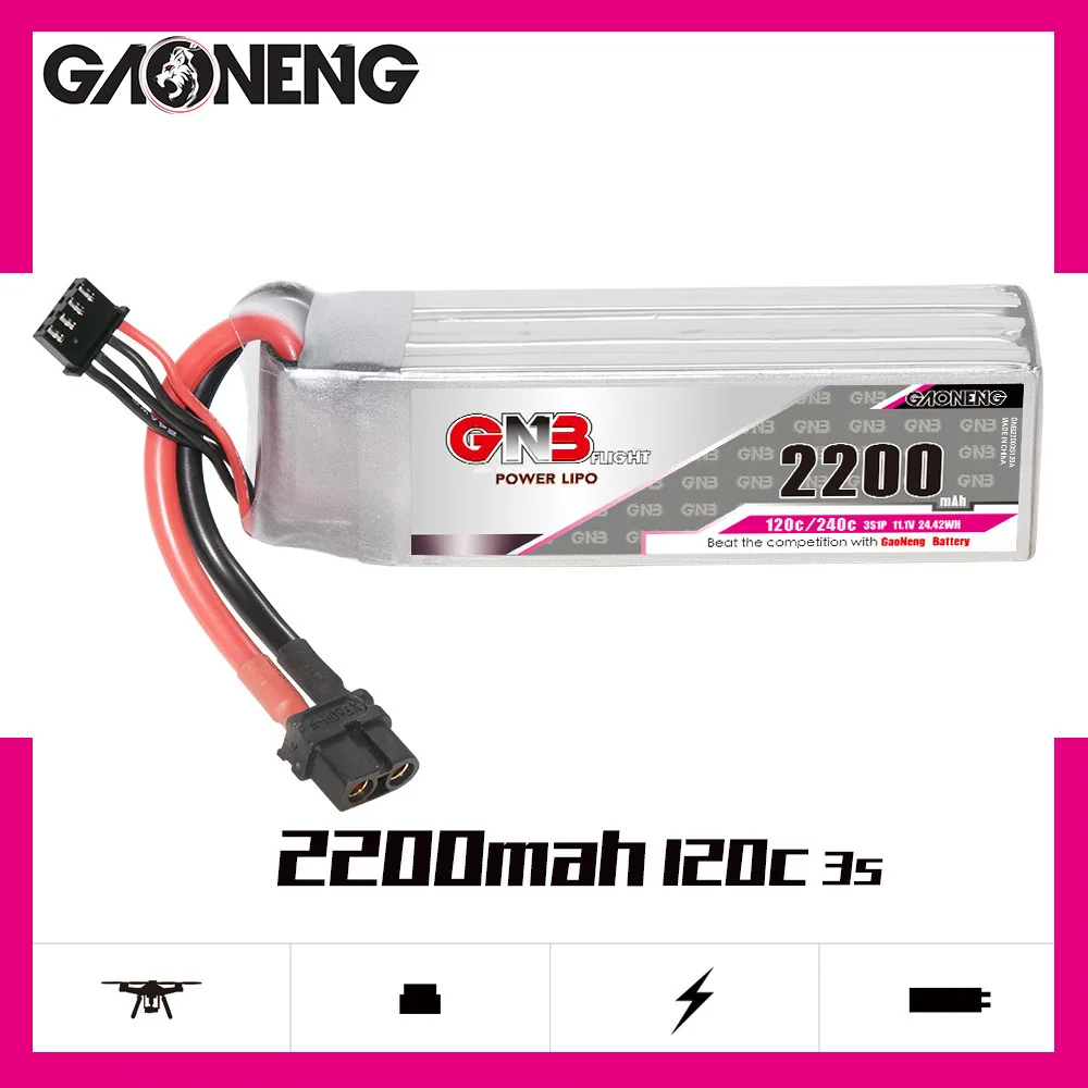 GNB batería LiPo alta capacidad para drones RC - imagen 2