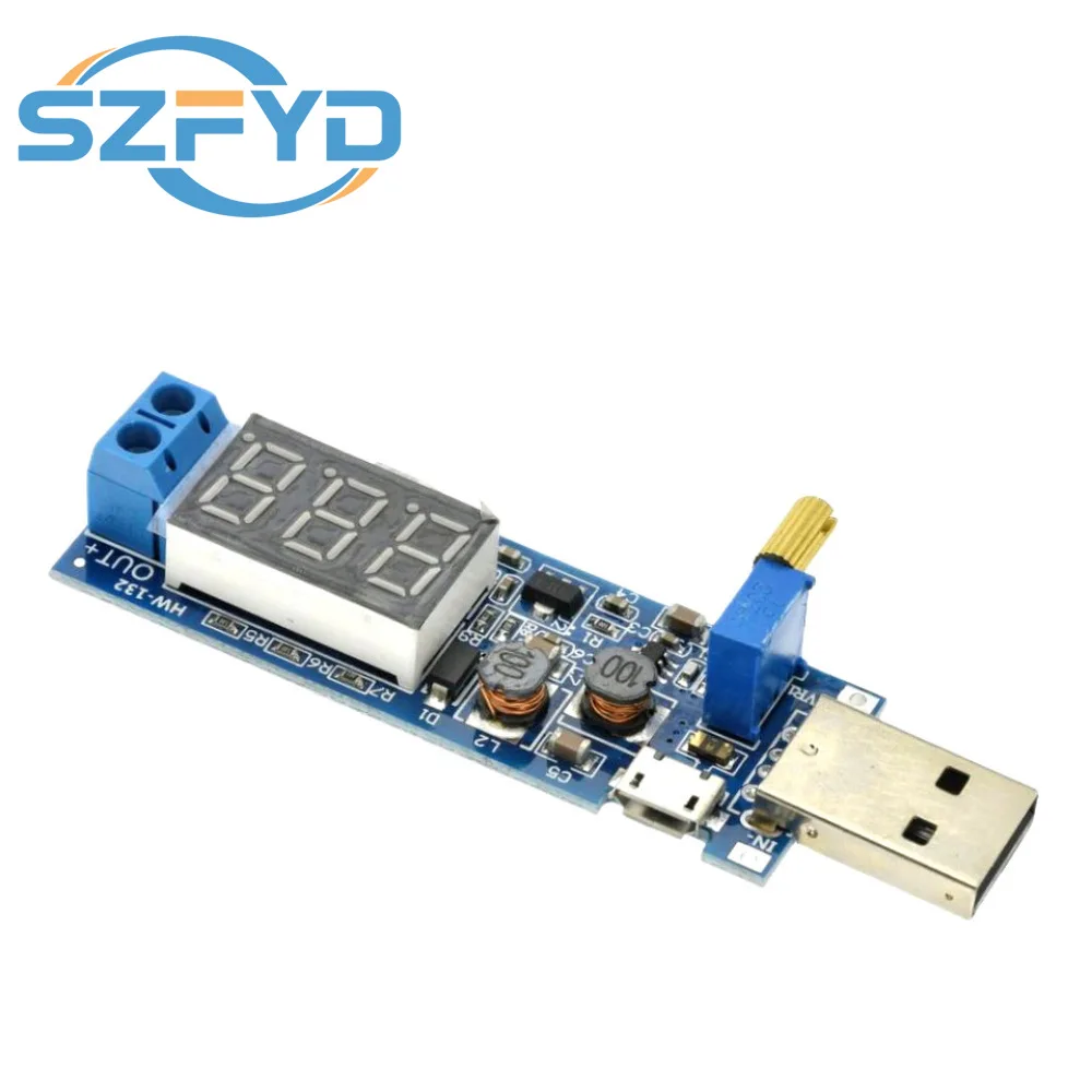 Convertidor DC-DC USB 1,2V-24V ajustable entrada 5V - imagen 2
