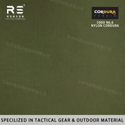 Ronson Tela Cordura 500D N6.6 verde ranger impermeable táctica