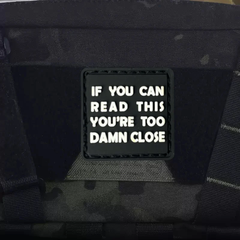 Parche táctico PVC insignia moral gancho y bucle para ropa militar - imagen 2