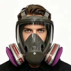 Máscara de gas antivaho para pintura, industria y decoración