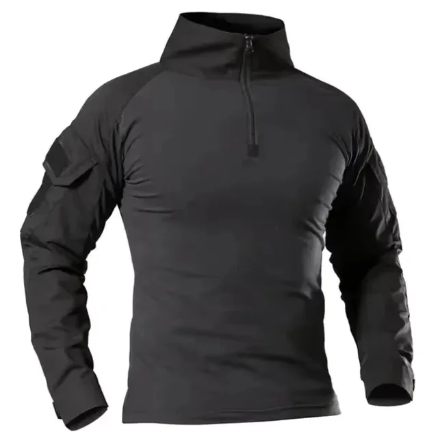 Camiseta táctica camuflaje manga larga transpirable para caza - imagen 3